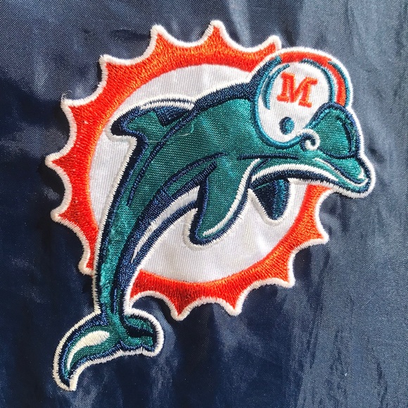 NFL Vintage Miami Dolphins Windbreaker Pullover - Picture 2 of 8